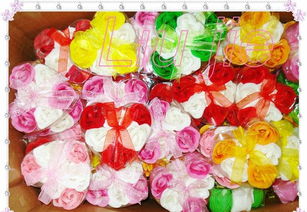 【七夕婚庆优选】24朵心形玫瑰香皂花 批发价格、厂家直供与礼品花卉销售全解析